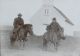 Prestarnir Þorvaldur Bjarnarson og Eyjólfur Kolbeins Eyjólfsson við Melstaðarkirkju